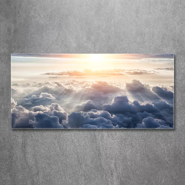 Acrylglas-Bild Wandbilder Druck 120x60 Deko Landschaften Wolken