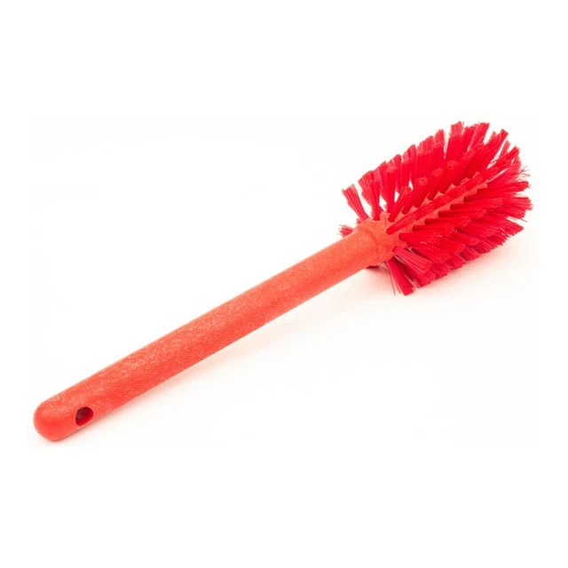 Carlisle 40000EC05 Red 12" Pint Bottle Brush