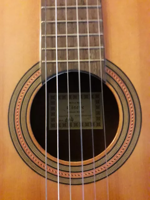 Guitare classique 4/4 Fco. Esteve fabrication artisanale espagnole.