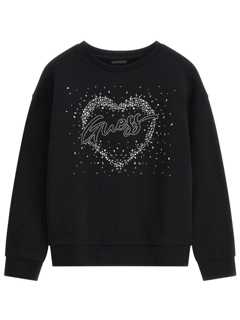 Felpa guess nera sales