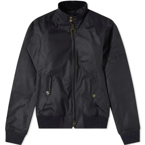 Barbour International Steve McQueen Wax Jacket Men Size XL waterproof motorcycle