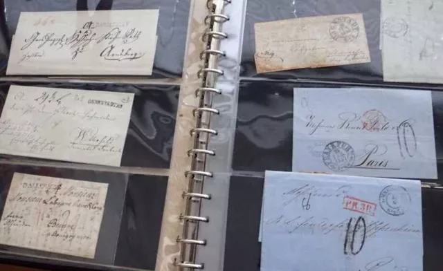 Vorphila Briefalbum Mit Eventuell Interessanten Stücken, Taxierungen, Etwas Ausl
