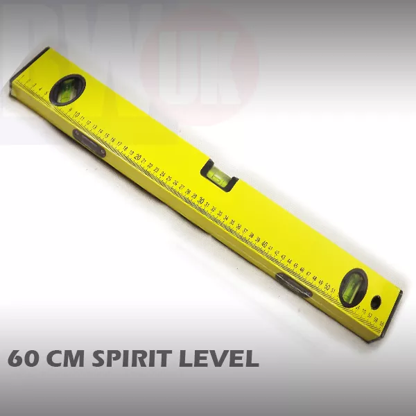 60cm professional Spirit Level aluminium 24" 600mm diy Ruler Builders TY8