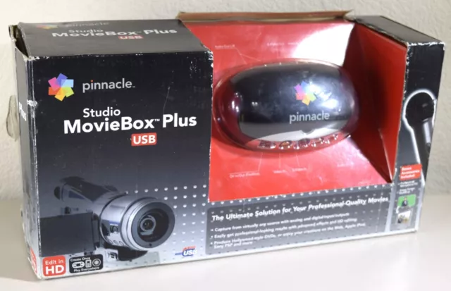 Pinnacle Studio MovieBox Plus USB Capture & Video Editing - NEW OPEN BOX