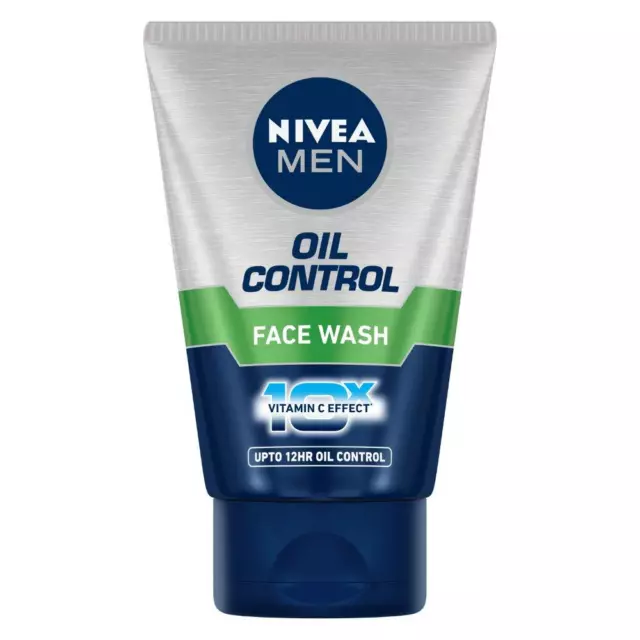 NIVEA Hommes Visage Lavage Pour Peau Grasse Avec 10X Vitamine C Effet - 100g