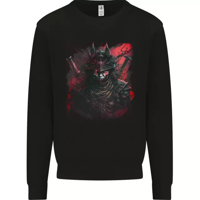 Samurai Di Death Giapponese Fantasia Warrior Bambini Felpa Maglione