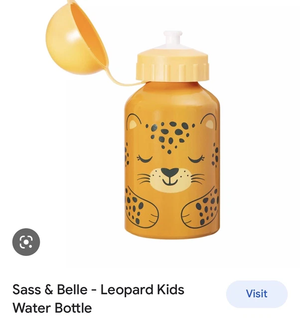 Botella de agua de leopardo