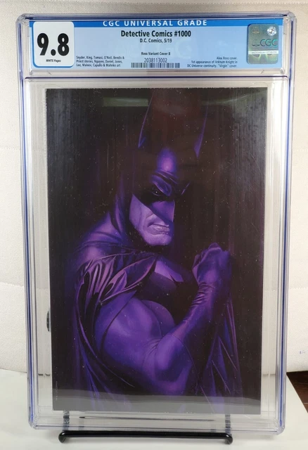 Batman Detective Comics #1000 Alex Ross Cover B Virgin Variant CGC 9.8