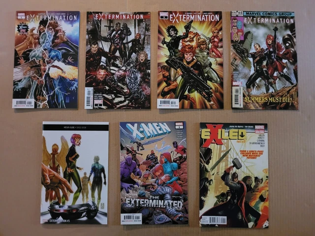 Extermination 1 2 3 4 5 Complete 2018/19 Set + One-Shots X-Men Marvel Lot of 7