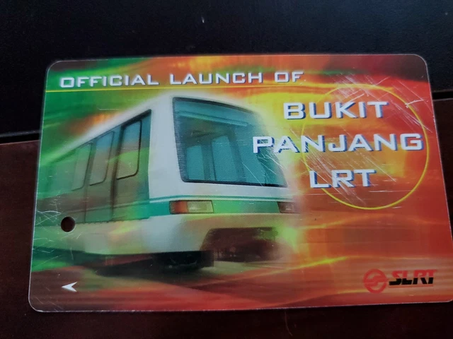Singapore MRT LRT Mass Rapid Transit - Metro Ticket -  Rare - Bukit Panjang