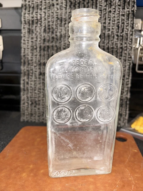 Vintage Antique Glass bottle