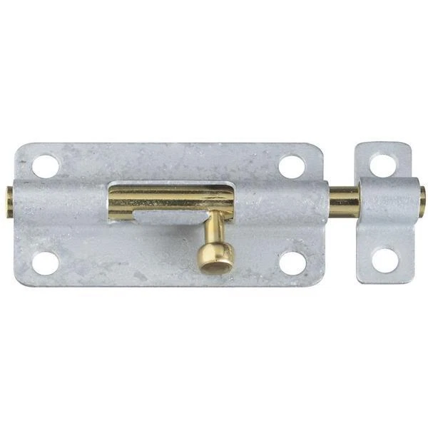 5 Pk Galvanized Steel 4" Door Chest Cabinet Sliding Barrel Bolt Latch N151894