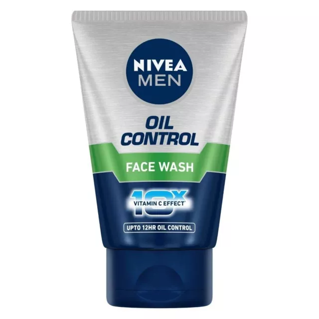 NIVEA MEN Nettoyant pour le visage à contrôle d'huile 12 heures avec...