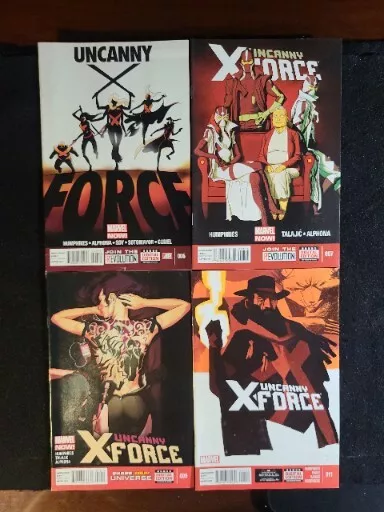 Lot Of 4 Uncanny X-Force #6, 7, 9, 11 Marvel Comics 2013 2nd Series VF