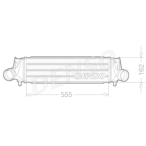 DENSO Intercooler DIT02001, Compatibile Con Audi A4, A6 E VW Passat