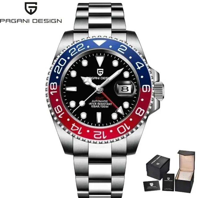 Orologio quadrato in pelle argento per gli appassionati di freccette