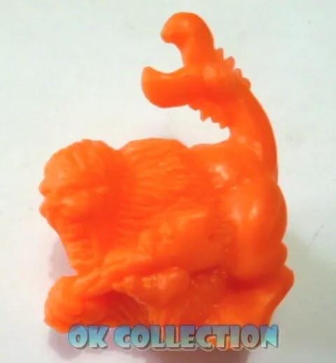 MONSTER IN MY POCKET : Manticore Manticora n.14 light neon red rosso fluo.