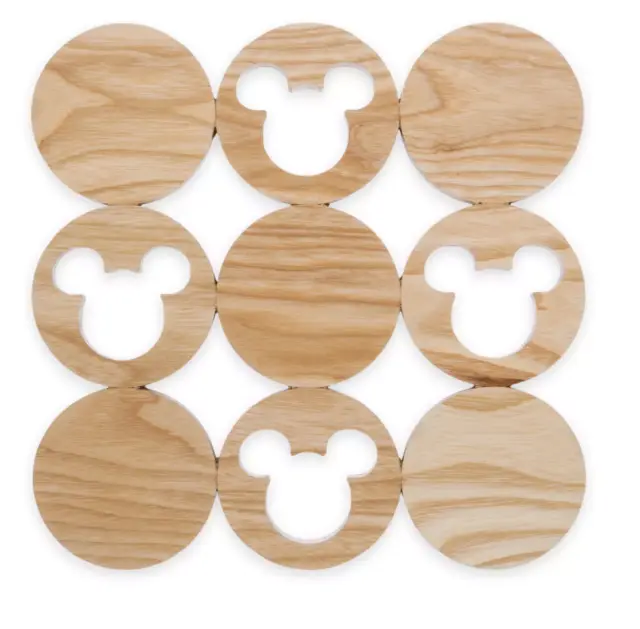 Disney Parks Homestead Collezione Legno Mickey Icon Trivet Nuovo con Etichetta