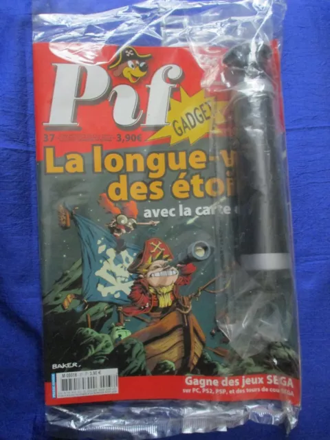 pif gadget sous blister n°37 la longue vue des étoiles gadget collection 2007