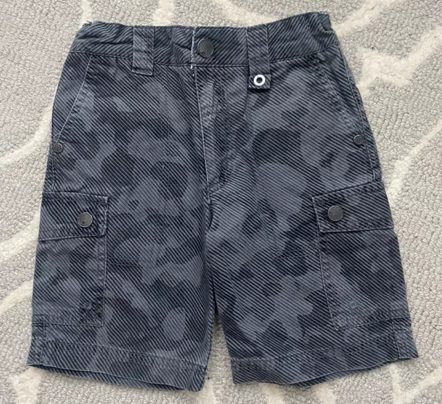 Shaun White Boy  Toddler Cargo Shorts Grey Camo print Size 4