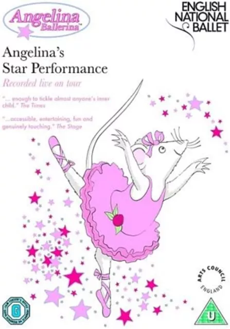 ANGELINA BALLERINA Star Performance DVD Children Family Animation UK Rele New R2
