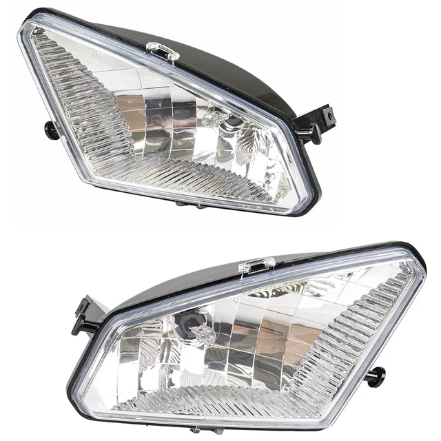 Polaris Left & Right Hand Head Light Housings & Bulbs 2005-2010 Sportsman OEM