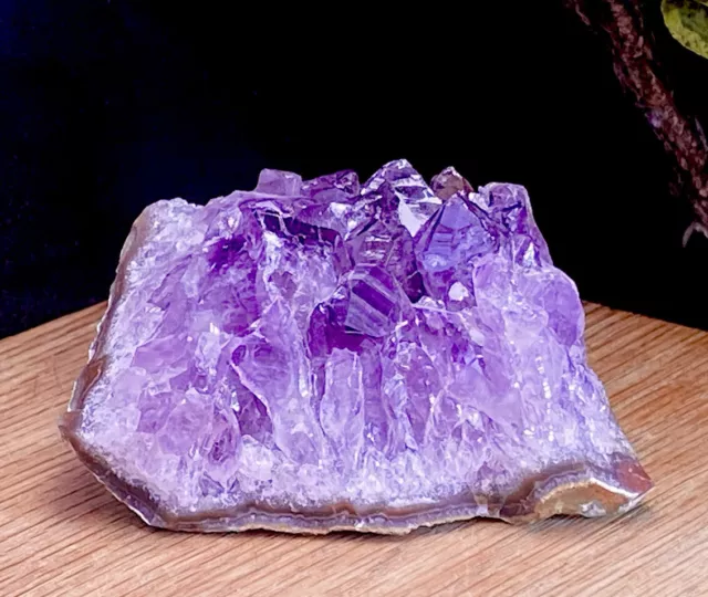 Around 80 - 100g Lovely Natural Purple Amethyst Quartz Crystal Cluster Gem Stone