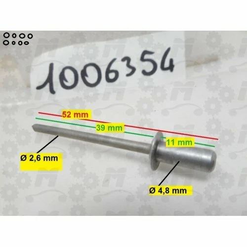 Borchie A Cono Con Rivetto Diametro 9mm Colore Nero Smaltato - Foto 2