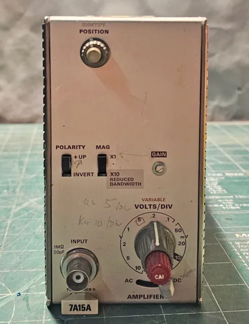 Tektronix 7A15A Amplifier Plug In Module for the 7000 Series Scopes