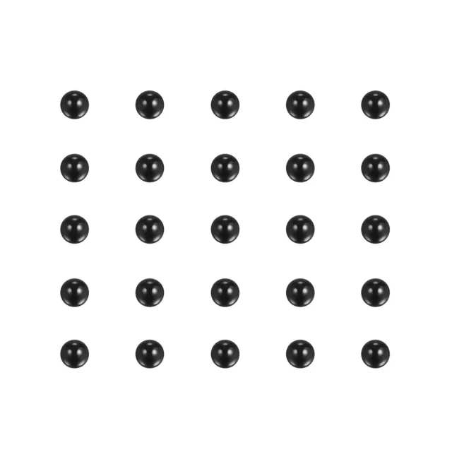 30pcs Silicon Nitride Balls 2.5mm Diameter G5 Precision Ball for Bearings, Black