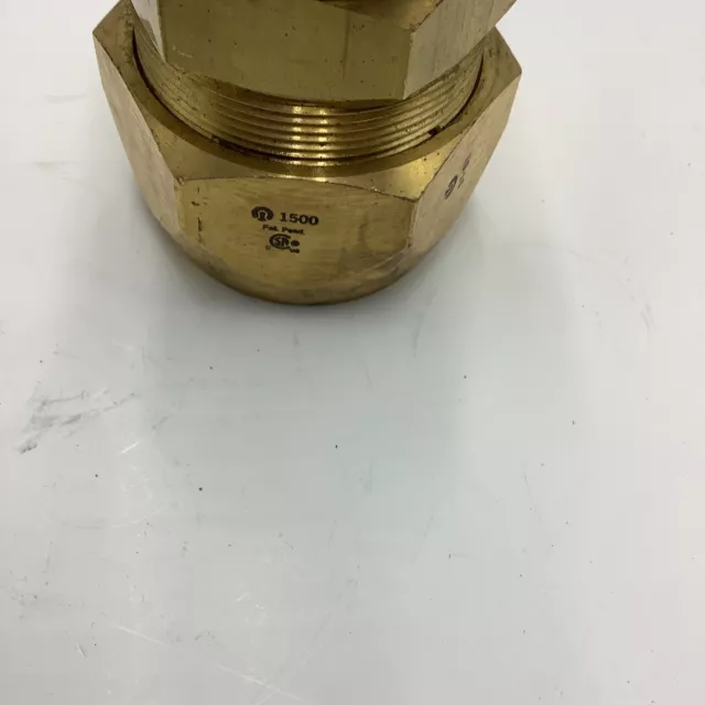 Brass 2" NPT to 2 " NPT Double Male Hex Nipple Hydrant Adaptor *FREE SHIPPING* 2