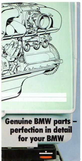 BMW Genuine Parts 1981-82 UK Market Foldout Brochure