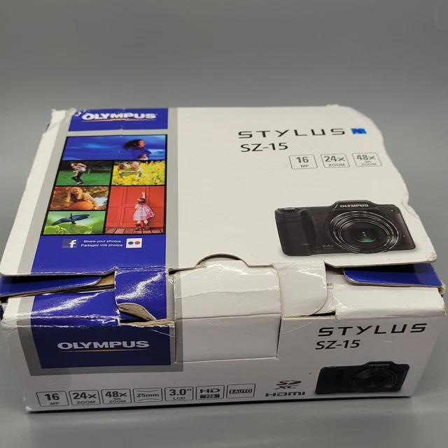 Olympus SZ-15 16,0 megapixel fotocamera digitale compatta testata nera 23