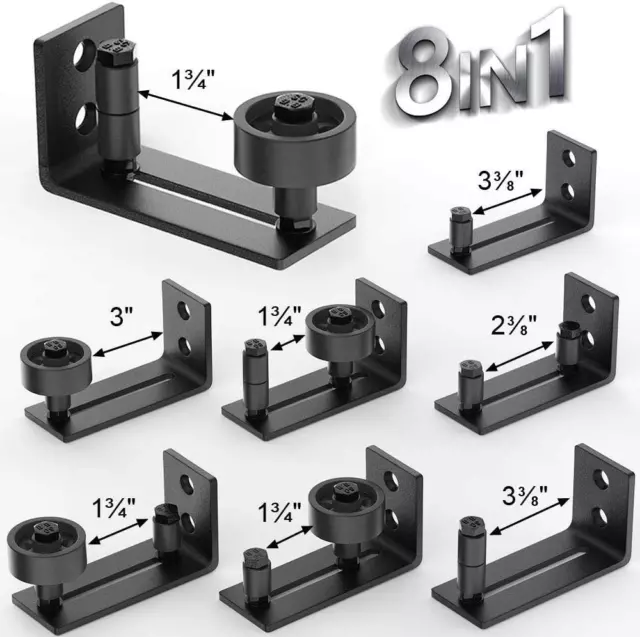 Sliding Barn Door Floor Guides Barn Door Bottom Adjustable Roller Mount System