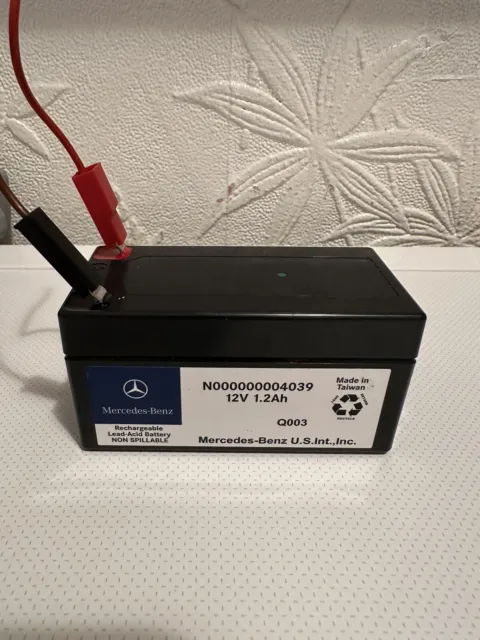 Original Mercedes AGM backup battery support battery 12V 1.2Ah N0000004039  NEW