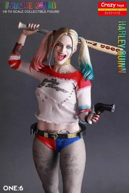 1/6 Crazy Toys DC Comics Escuadrón Suicida Sexy Harley Quinn Figura Juguete Nuevo