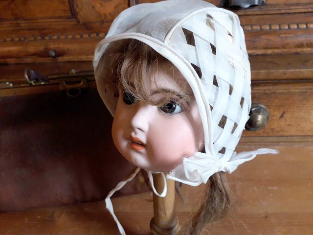 Ancienne Poupée Alice – Tête En Cire Et Papier Mâché, Corps En Bois (occasion)