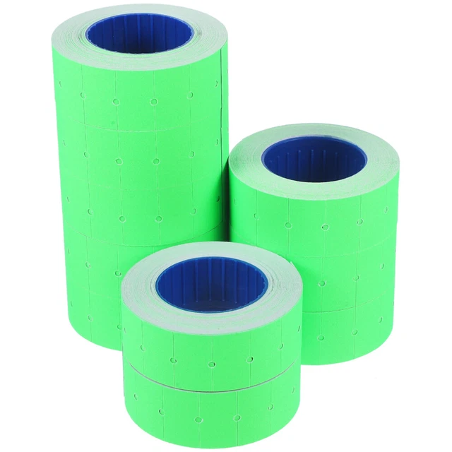 Étiquettes De Prix Vierges - 100 Autocollants 7x9cm - Rouge Et Jaune - Pour Magasins, Étals