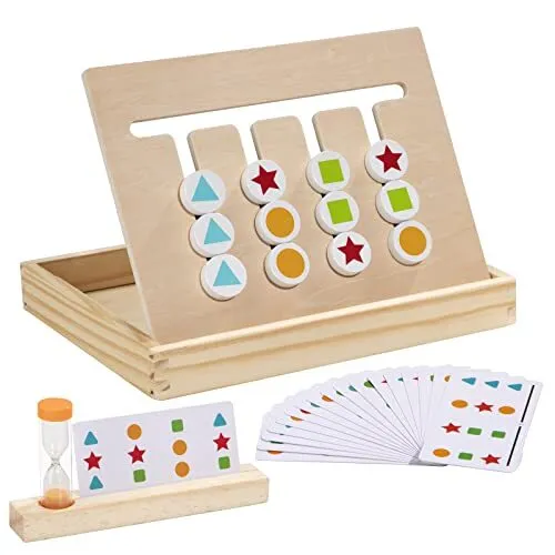 Jeux Montessori Enfant Jouet 3 Ans,Jouet en Bois Jeu de Puzzle de Tri eu de  Tri de Fruits Jouets Educatif pour Garçons Filles