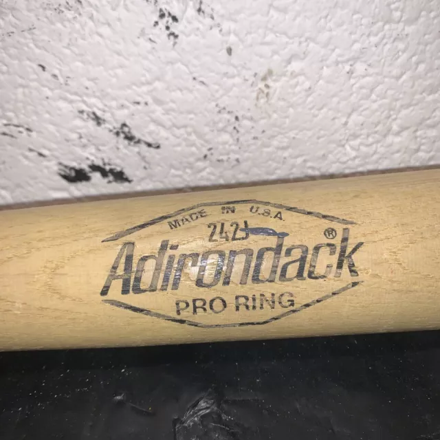 Mazza da baseball vintage Adirondack Pro anello Little League Joe Rudi modello 242J 00