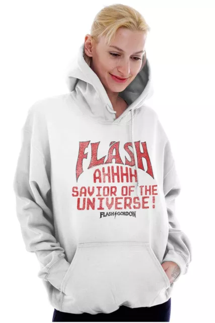 Flash Gordon Vintage Logo Comic Book Hero Hoodie Hooded Sweatshirt Men Women 3