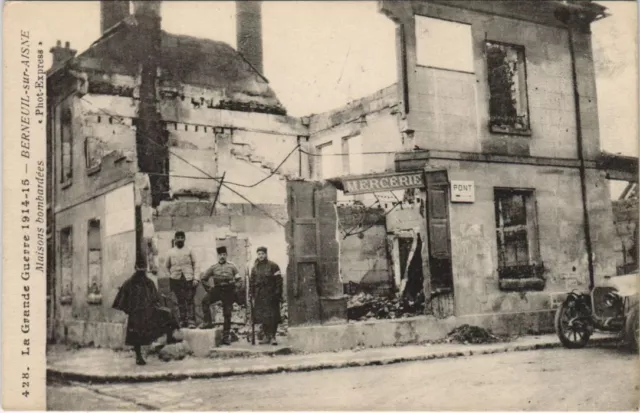 CPA Berneuil-sur-Aisne - Maisons Bombardees (1062714)