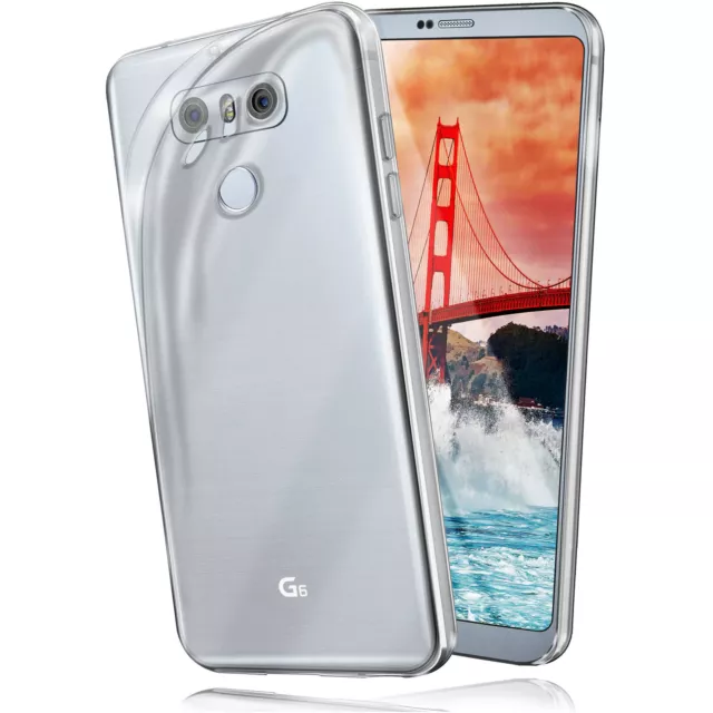 Hülle für LG G6 Schutzhülle Silikon Case Cover Handy Schutz Tasche Transparent