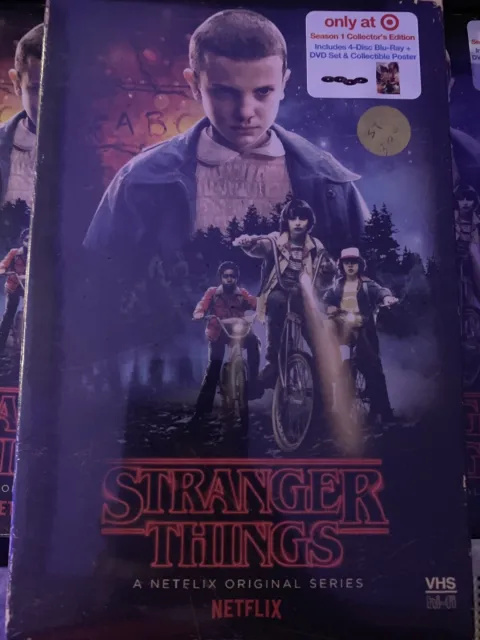 New Stranger Things Season 1 Blu Ray Dvd Target Exclusive Vhs Packing + Poster