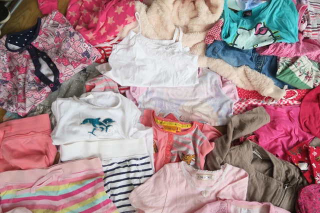 41x pz pacchetto ragazze età 3-5 anni vestiti h&m, next, george, f&f, m&s, gap, TU 3