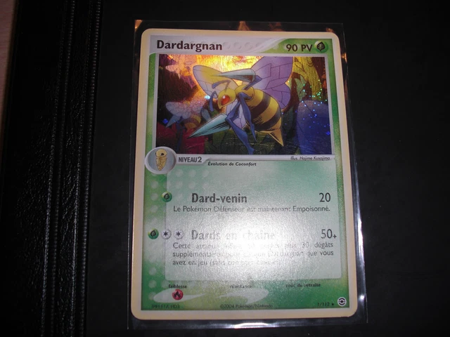 POKEMON CARD FR dardagnan 1/112 HOLO EX red fire green sheet 2