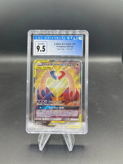 Pokemon 2019 CGC 9.5 Latias & Latios GX - Team Up - 170/181