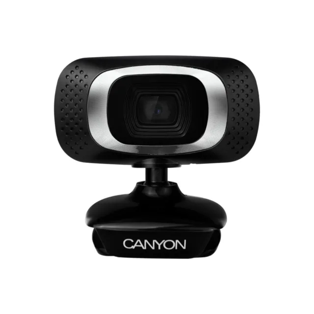 Canyon CNE-CWC3N Webcam 2 Mp 1980 X 1080  Pixels Usb 2.0 Black, Silver ~E~