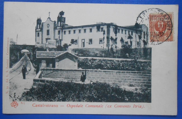 Cartolina Castelvetrano Ospedale comunale  ex Convento Itria