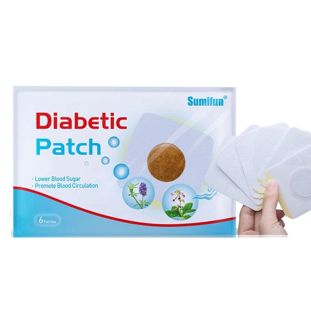 6pc Diabète Traitement Anti Diabétique Patch Abaisser La Glycémie Glycémie